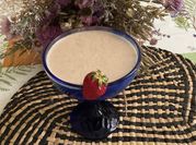 Une photo de milkshake fraise