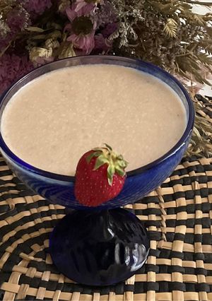 Une photo de Milkshake Fraises 🍓 Banane 🍌