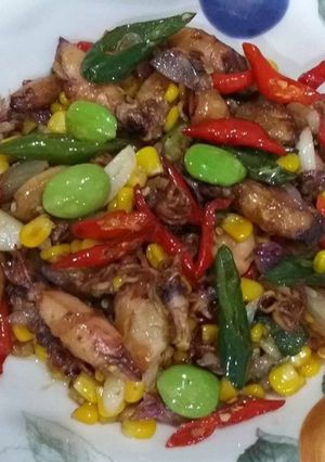 Foto resep Tumis cumi