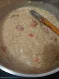 Trigo con cecina