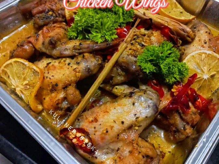 Resep Garlic Lemon Chicken Wings Anti Gagal