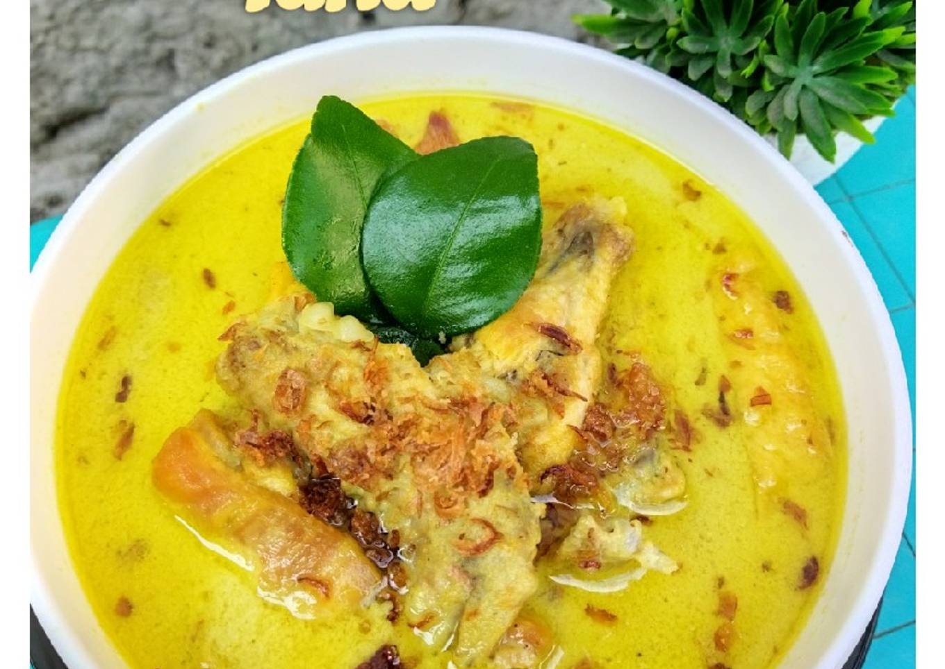 Opor Ayam Tahu