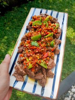Foto resep Daging Sapi Sambal Pecak