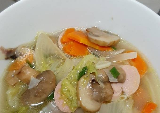 Panduan Masakan Resep Sup jamur kancing