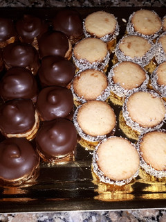 Una foto de Conitos de dulce de leche