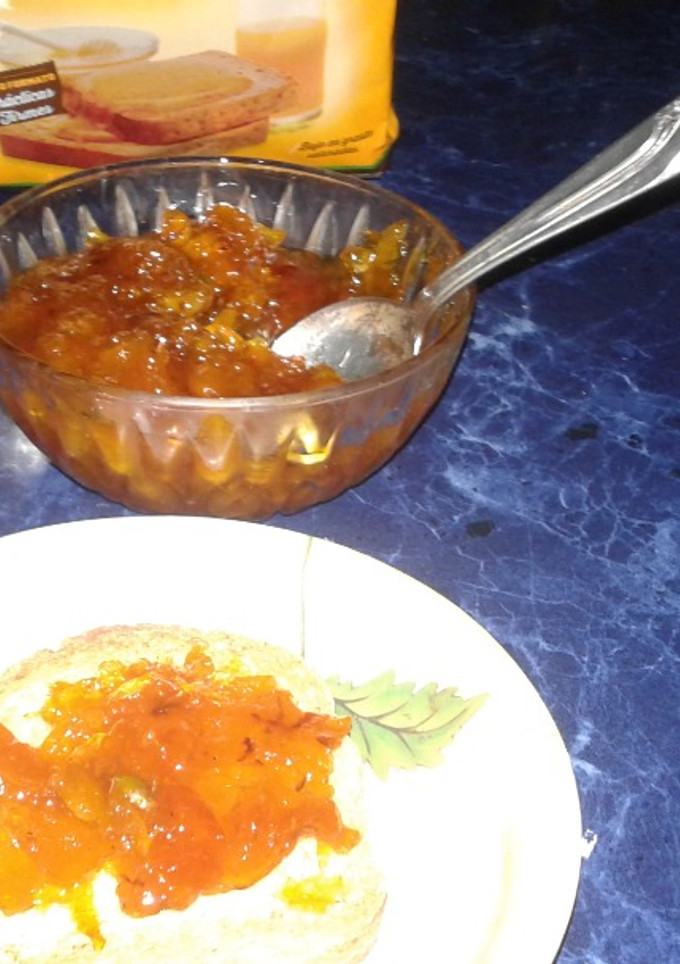 Una foto de Mermelada  mixta light (kinoto, naranja y mandarina)