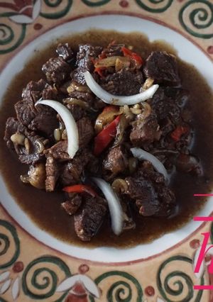 Foto resep Daging sapi lada hitam