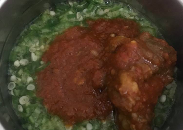 Okra and stew