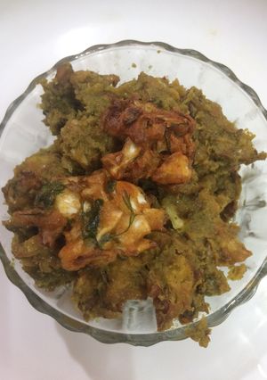 A picture of Pakoda curry.