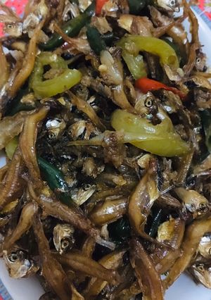 Foto resep Tumis teri cabe ijo