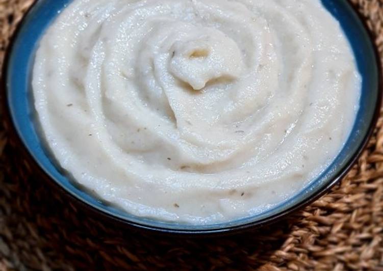 A révélé le secret de la recette Purée de topinambours parfait