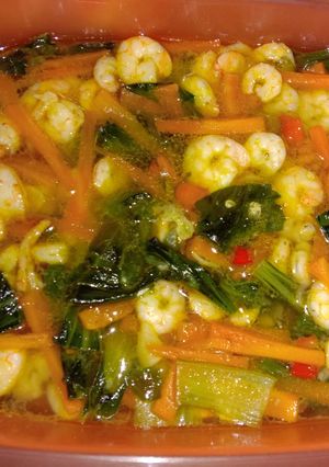Foto resep Oseng udang sayur
