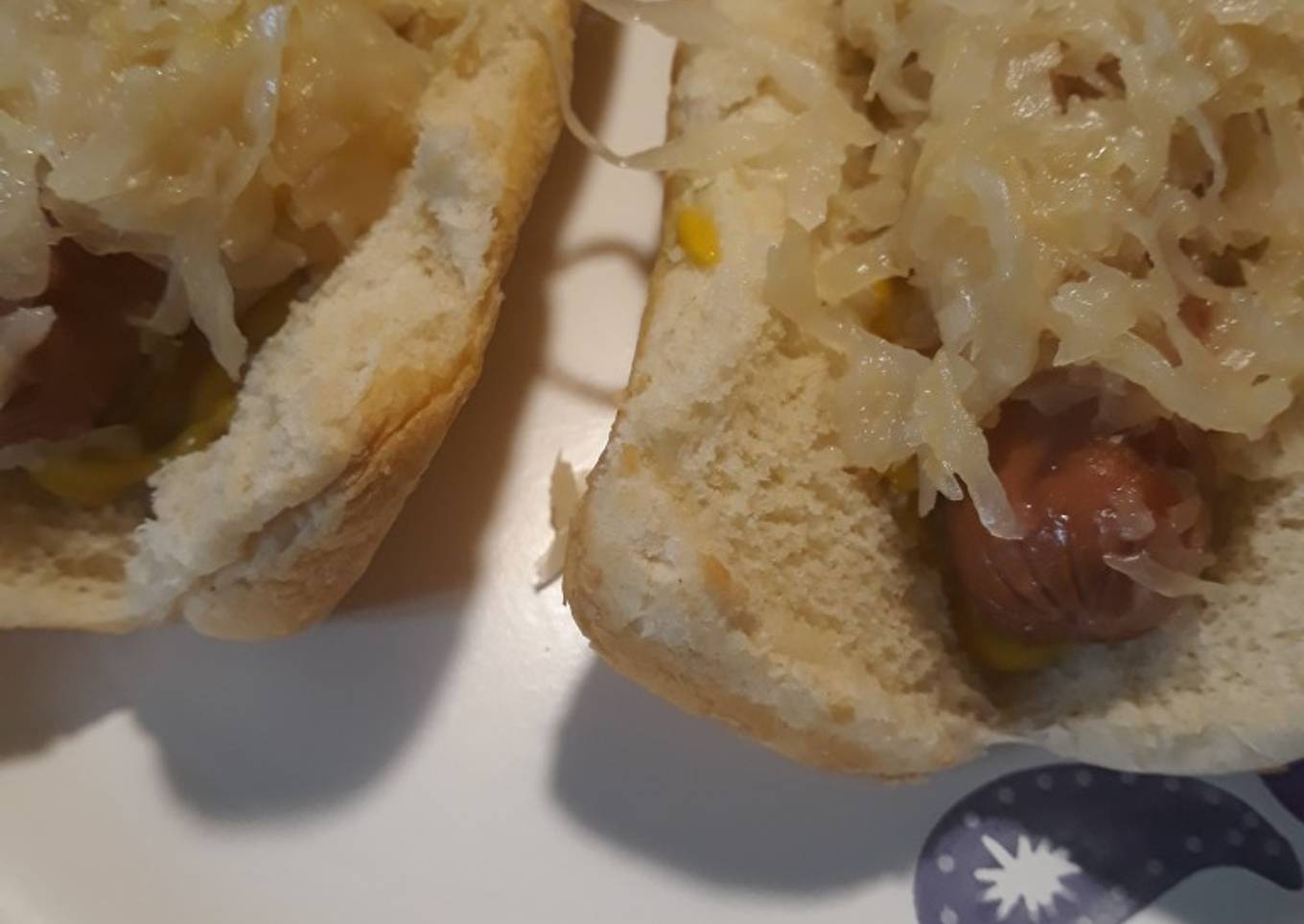 Sour cabbage and mustard, please