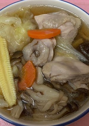 雙蒜雞湯 的食譜成品照片