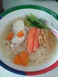 Mie kuah (noodle soup) anak-anak