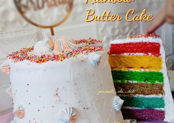 Rainbow Cake ala Didi