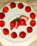 草莓香蕉鮮奶油蛋糕