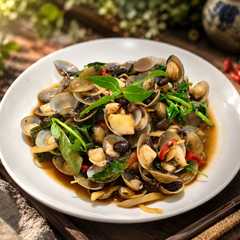 豉椒炒蜆仔(簡單料理）-レシピのメイン写真