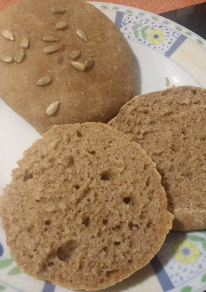 Una foto de Pan de hamburguesa de harina de espelta