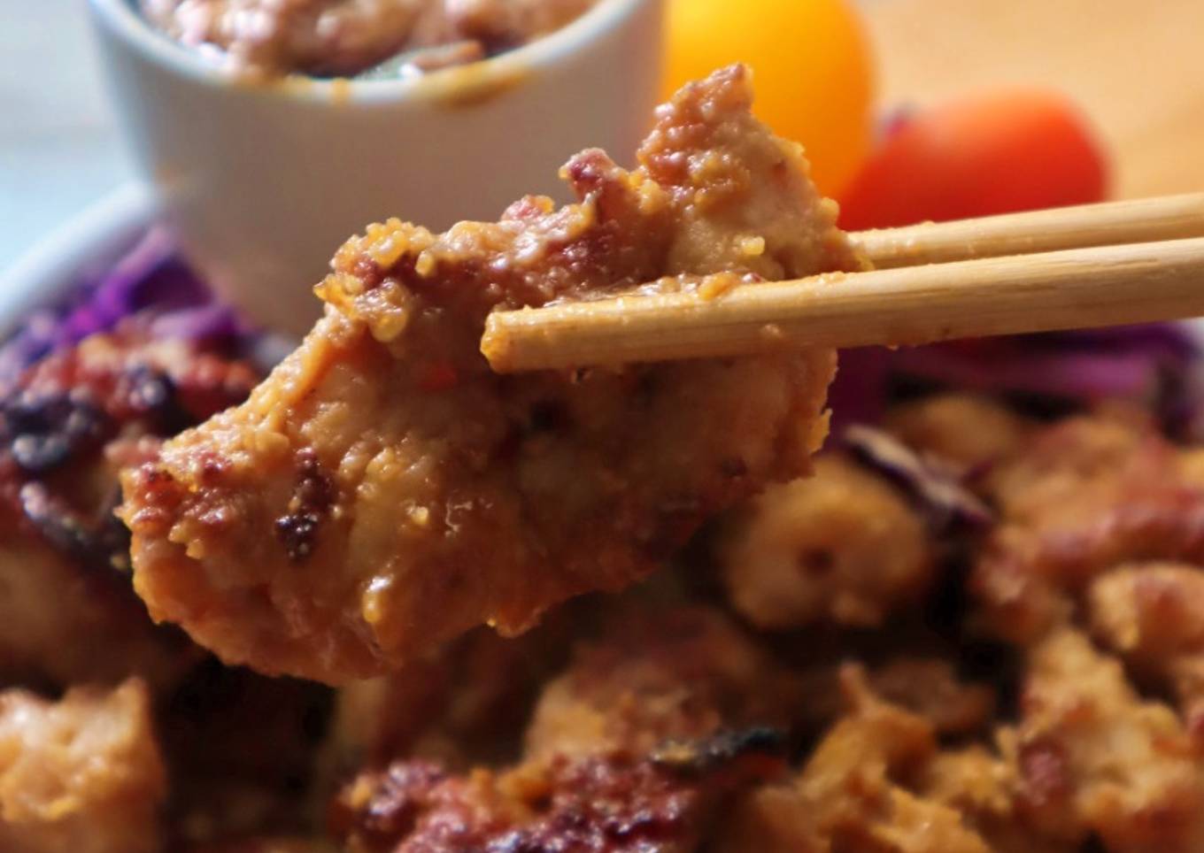Ayam panggang praktis dengan peanut butter