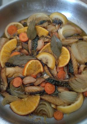 Una foto de Escabeche de caballa