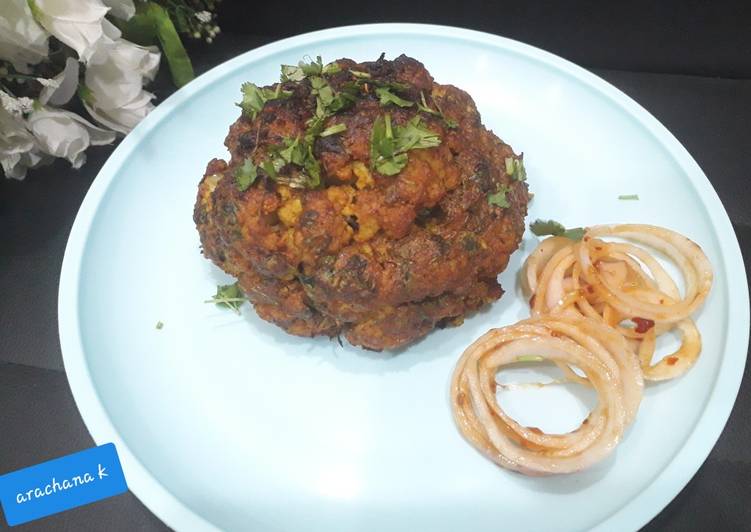 Recipe of Any-night-of-the-week Baked gobhi (cauliflower)