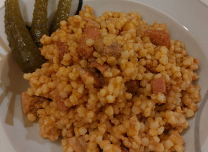 Tarhonyás hús recept fotója