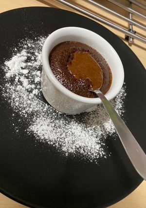 Une photo de Fondant au chocolat (sans gluten)