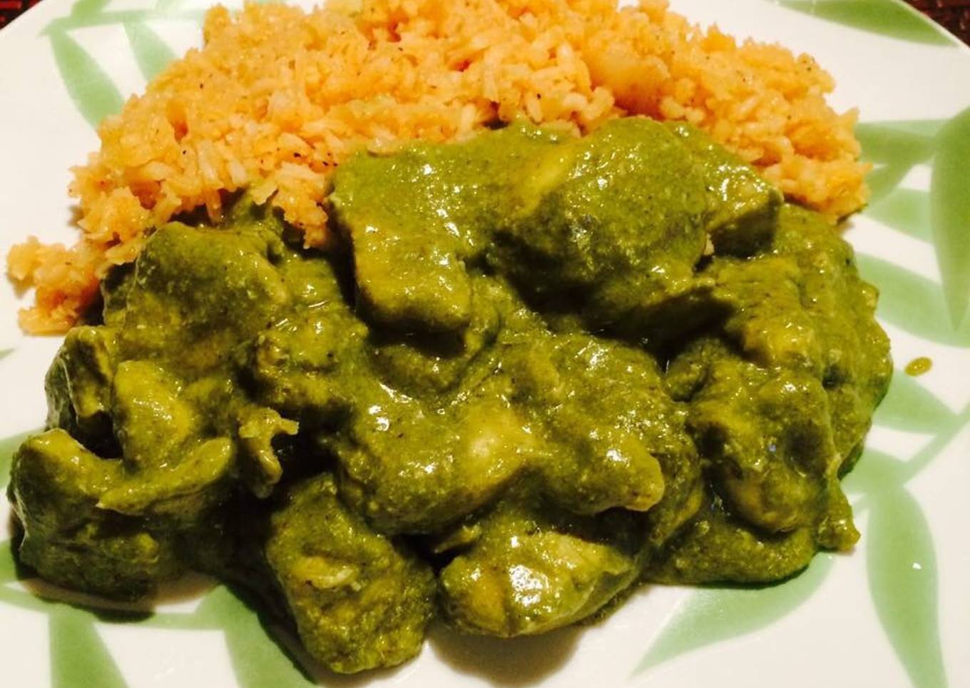 Pollo en pipian verde💖