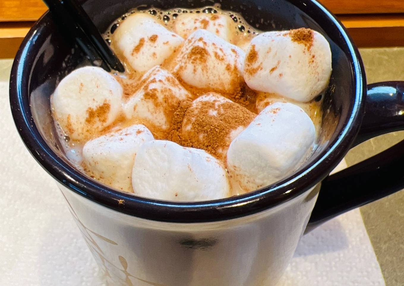 Hot Sweetened Spiced Rum Milk 🥛