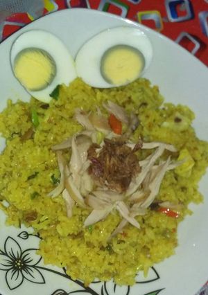 Foto resep nasi goreng kuning