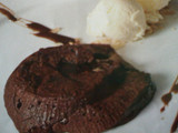 Volcán de Chocolate con Helado 🍮