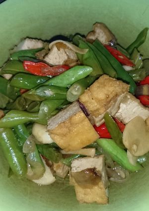 Foto resep Tumis buncis tahu