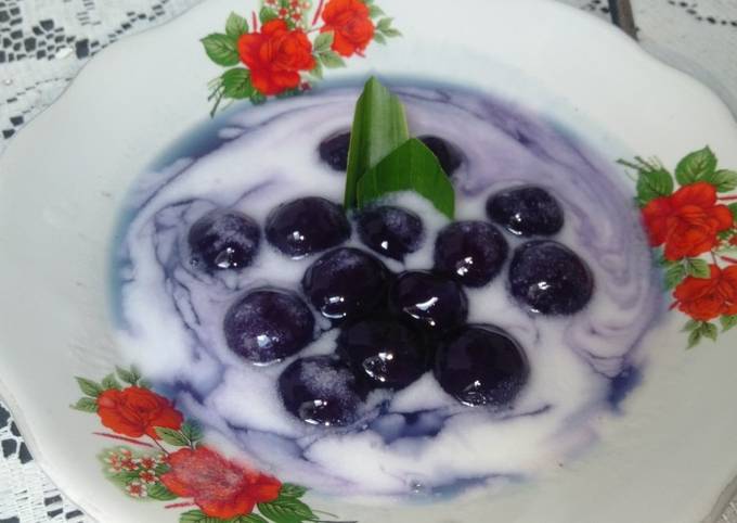 Bubur candil ubi ungu