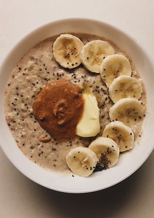 Foto resep Pisang Kayu Manis Oatmeal