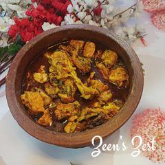 A picture of Champaran Chicken Handi/Ahuna Chicken.