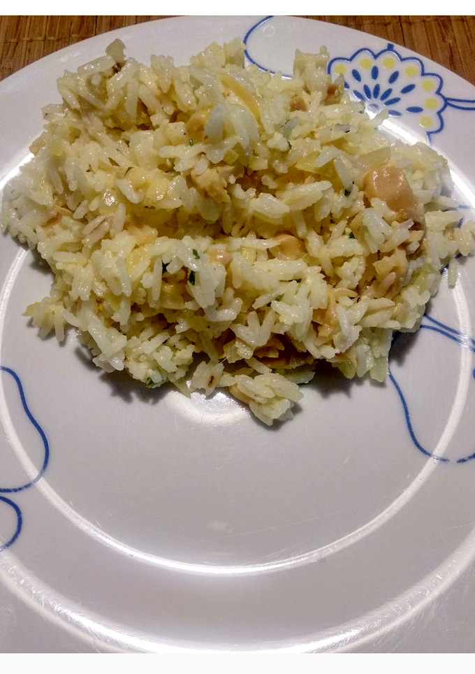 Una foto de Arroz con champiñones