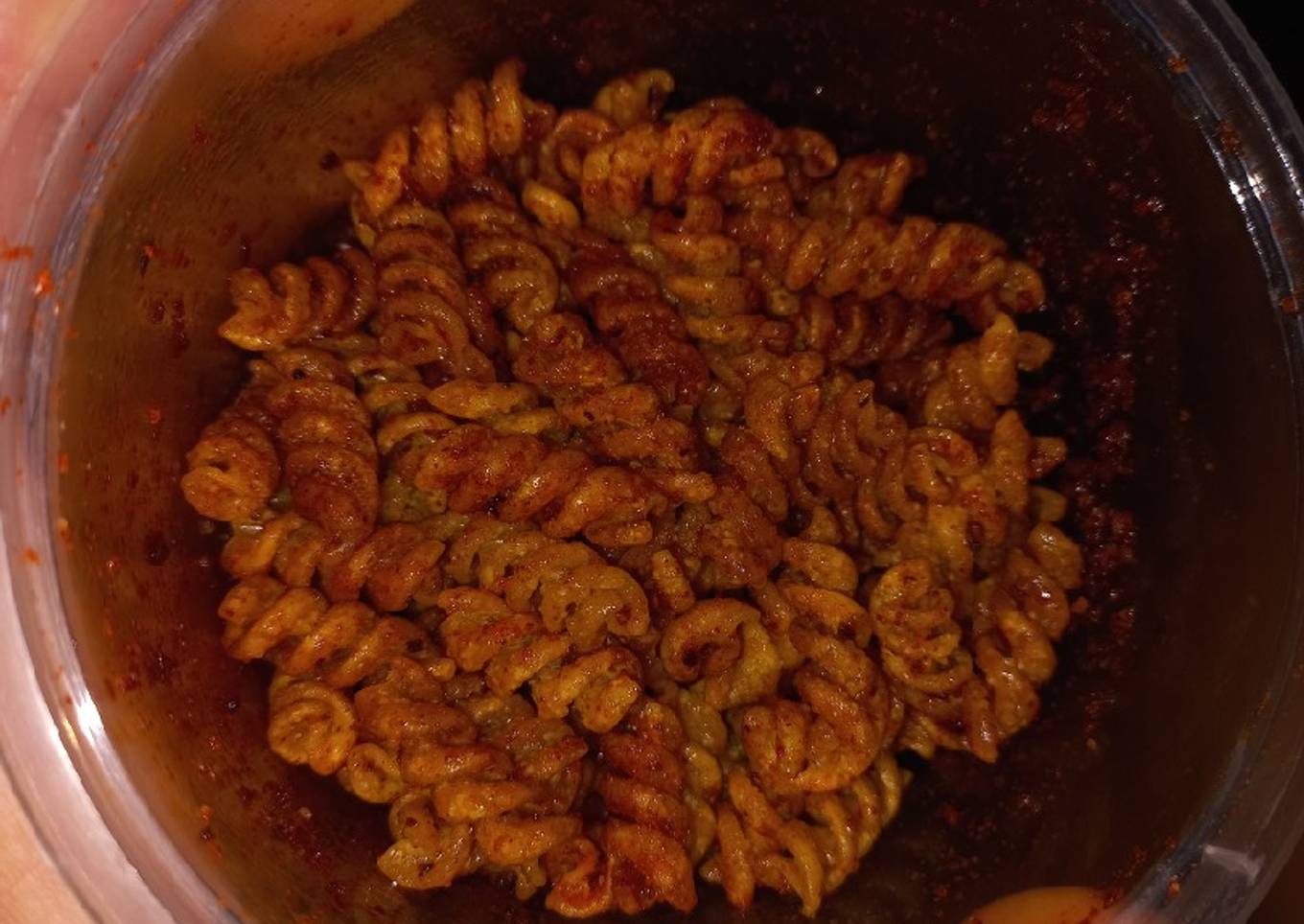 Macaroni Spiral Goreng khas SD
