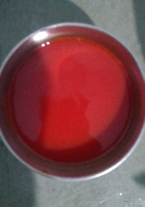 A picture of Tomato saucy dip.