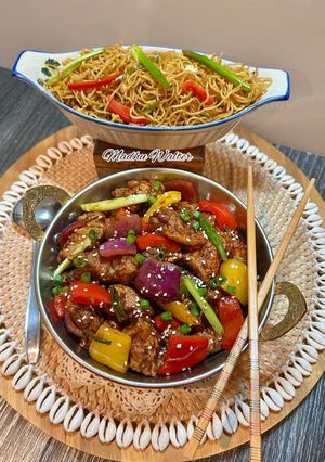 A picture of Chicken Manchurian.