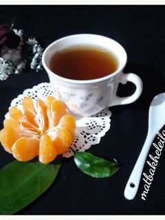عکسی از دستور دمنوش پوست نارنگی🍊
