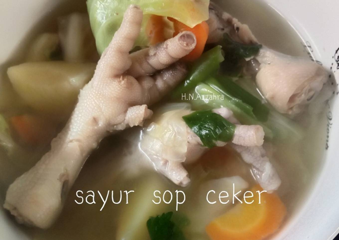 SOP ceker ayam