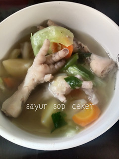 Foto resep SOP ceker ayam