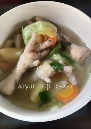 Foto resep SOP ceker ayam