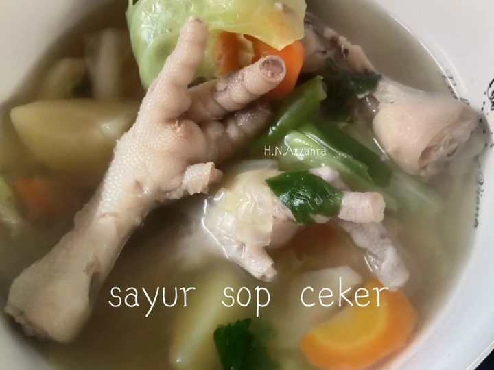 Langkah Gampang Membuat Resep SOP ceker ayam yang Bisa Manjain Lidah Anti Ribet, Mantap Sekali