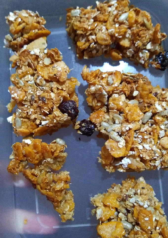 Una foto de Barritas de cereales caseras
