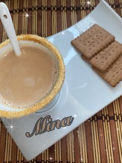 عکسی از دستور شیر قهوه کاراملی