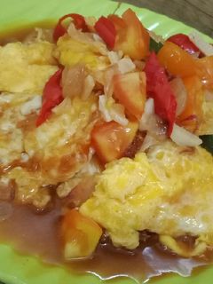 Foto resep Telur ceplok asam manis