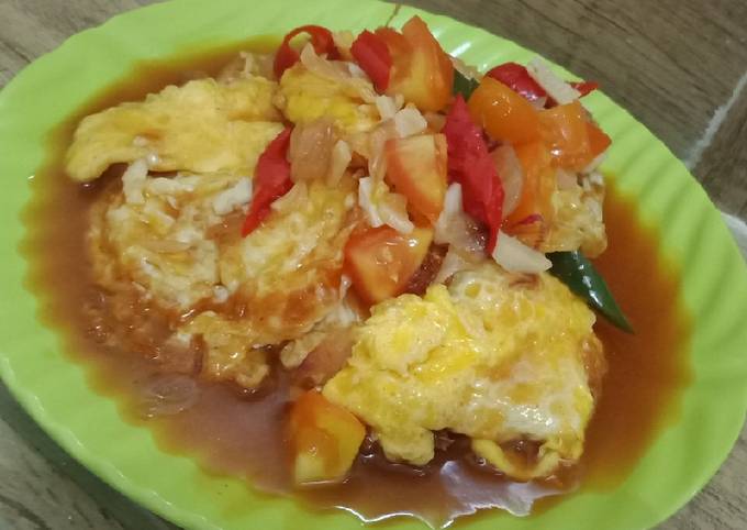 Resep Telur Ceplok Asam Manis Oleh Rahajeng Woro Cookpad