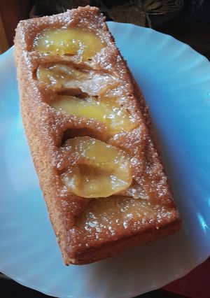 Una foto de Budín Integral Invertido de Manzanas